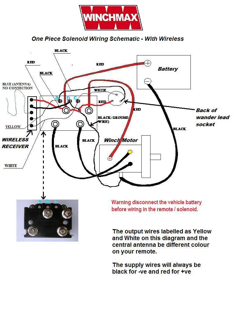 WINCH SOLENOID 12V HEAVY DUTY UPGRADE RING TERMINAL ... garage wiring diagram uk 