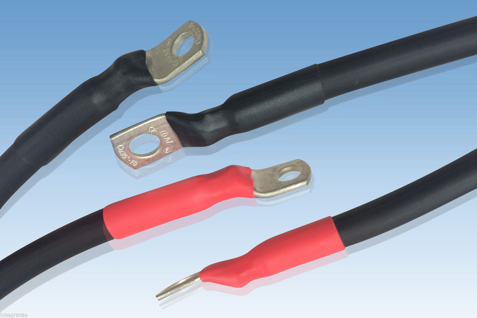 Defender Winch Battery Extension Cables Heavy Duty British Made