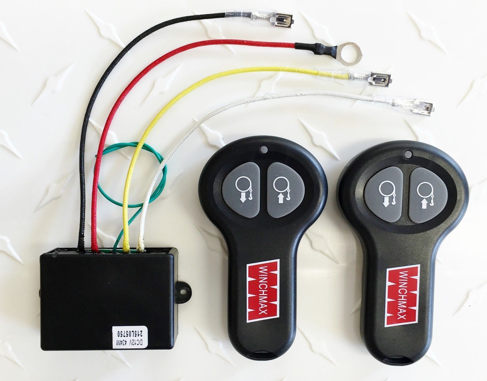 WIRELESS WINCH REMOTE CONTROL TWIN HANDSET WINCHMAX BRAND 12V 12 VOLT