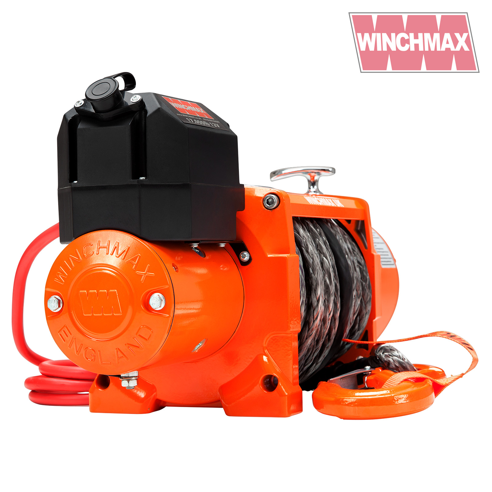 Treuil hydraulique Winchmax 6800 kg Kit complet corde synthétique
