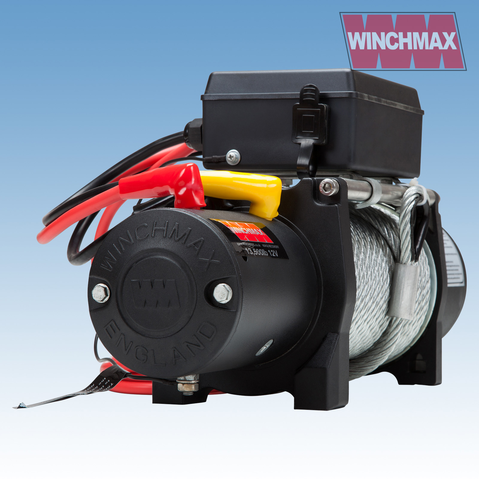 ELECTRIC WINCH 12V 4x4 13000 lb MILITARY SPEC MADE BY WINCHMAX