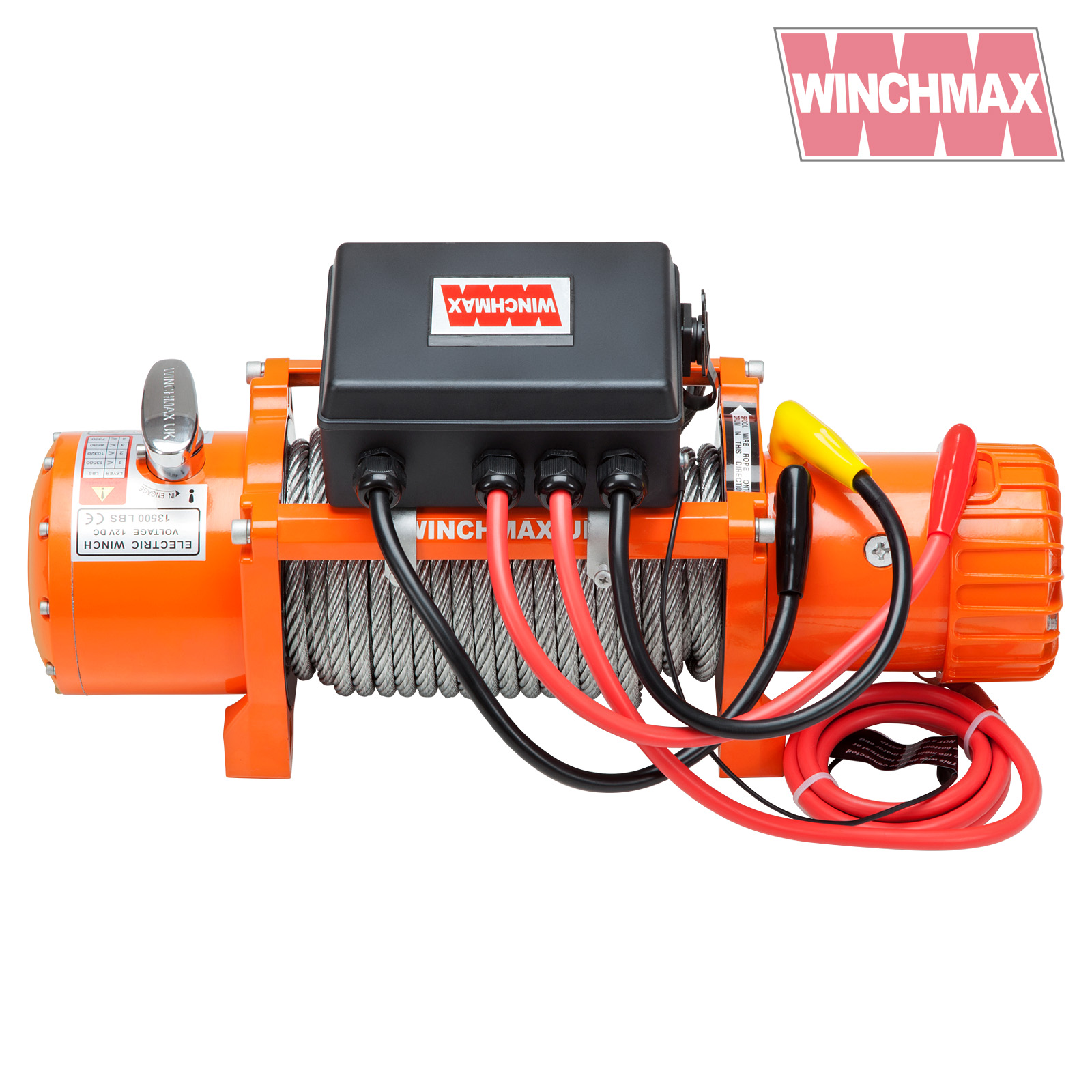 ELECTRIC WINCH 12V 4x4/RECOVERY 13500 lb WINCHMAX BRAND + MOUNTING