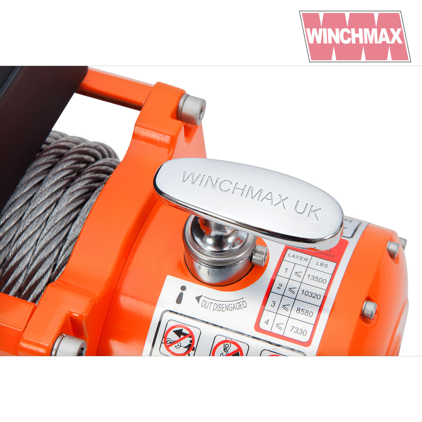 ELECTRIC WINCH 12V 4x4/RECOVERY 13500 lb WINCHMAX BRAND + MOUNTING