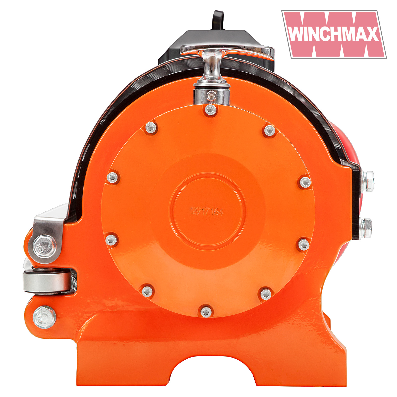 ELECTRIC WINCH 24V RECOVERY 4x4 20000 lb WINCHMAX ORIGINAL ORANGE WINCH