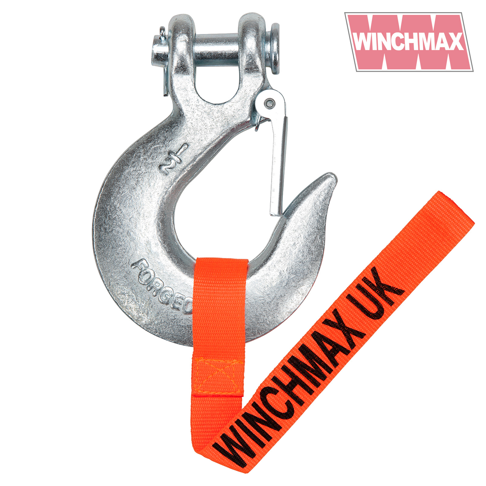 WINCHMAX WINCH BLACK TACTICAL HOOK 3/8" CLEVIS HOOK FOR WINCHES 14