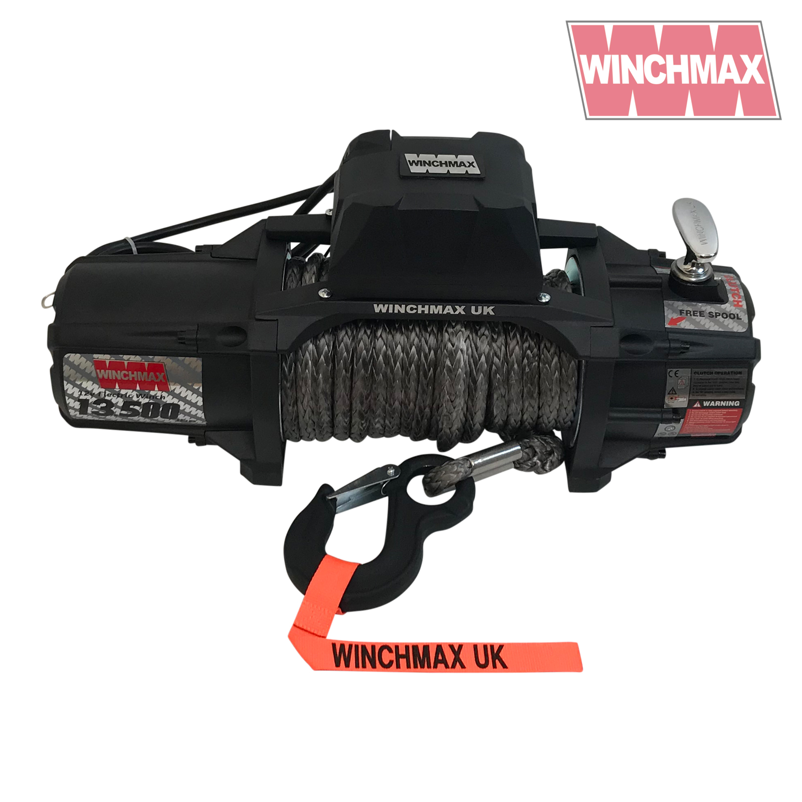 WINCHMAX 12v electric winch SL 13,500lbs (6,123 kg). Military spec with