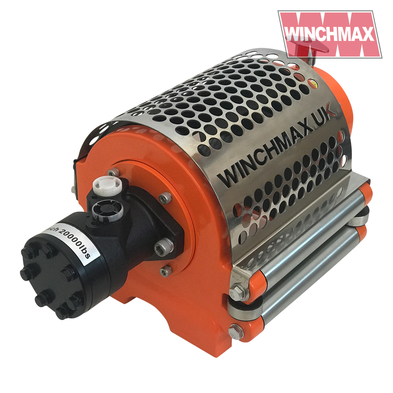HYDRAULIC WINCH ZS 20000 lb WINCHMAX ORIGINAL ORANGE WINCH WITH STEEL