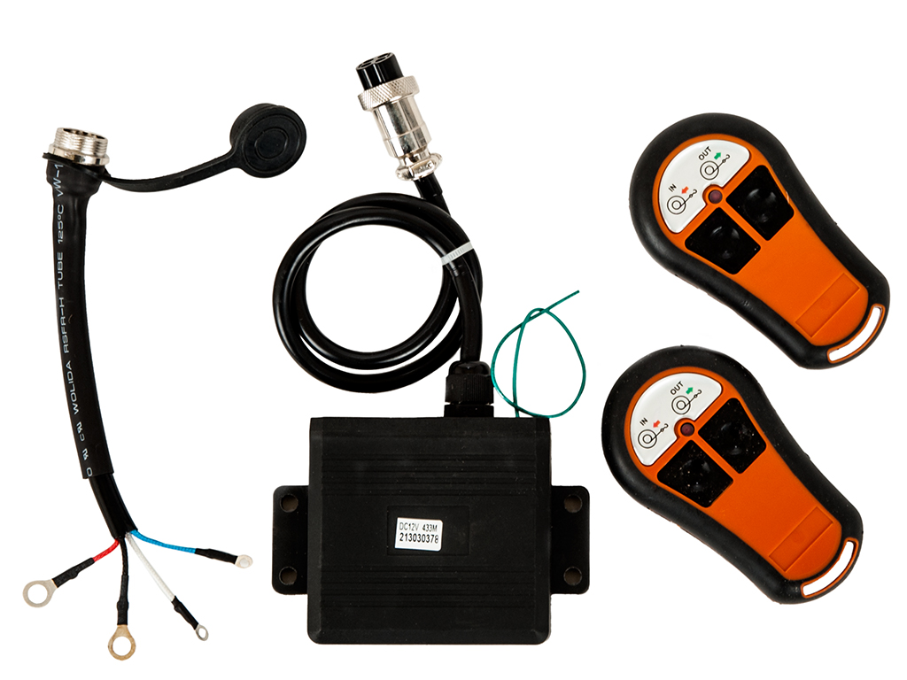 Inalámbrico Manivela Mando a Distancia Doble Manual 12v 12 Voltios