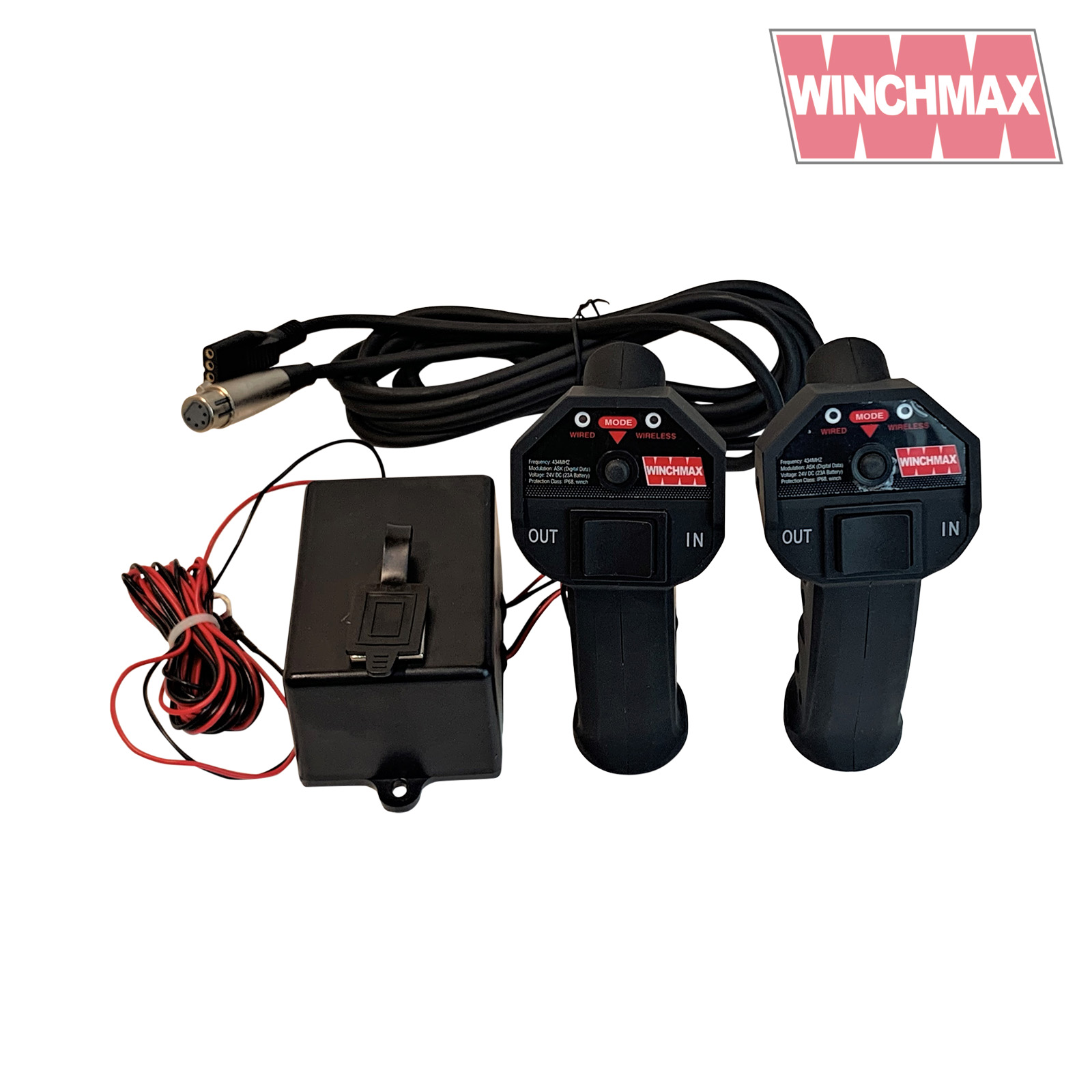 Winch Remote Control, Wireless. Twin SL Handset, Long Range With