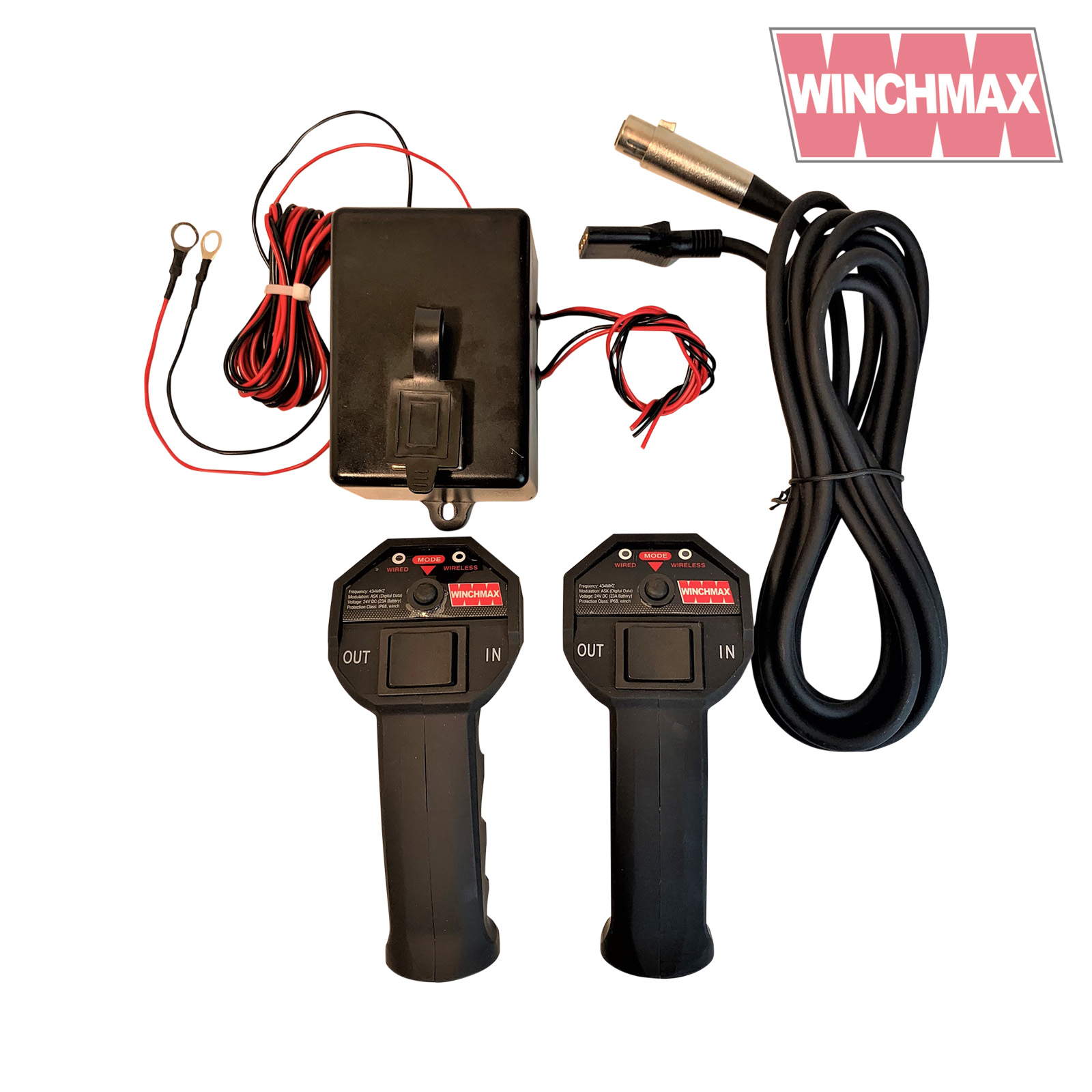 HYDRAULIC WINCH WIRELESS / WIRED REMOTE CONTROL KIT TWIN HANDSET