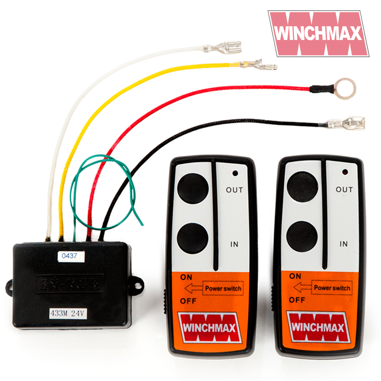 WIRELESS WINCH REMOTE CONTROL TWIN HANDSET 24V 24 VOLT eBay