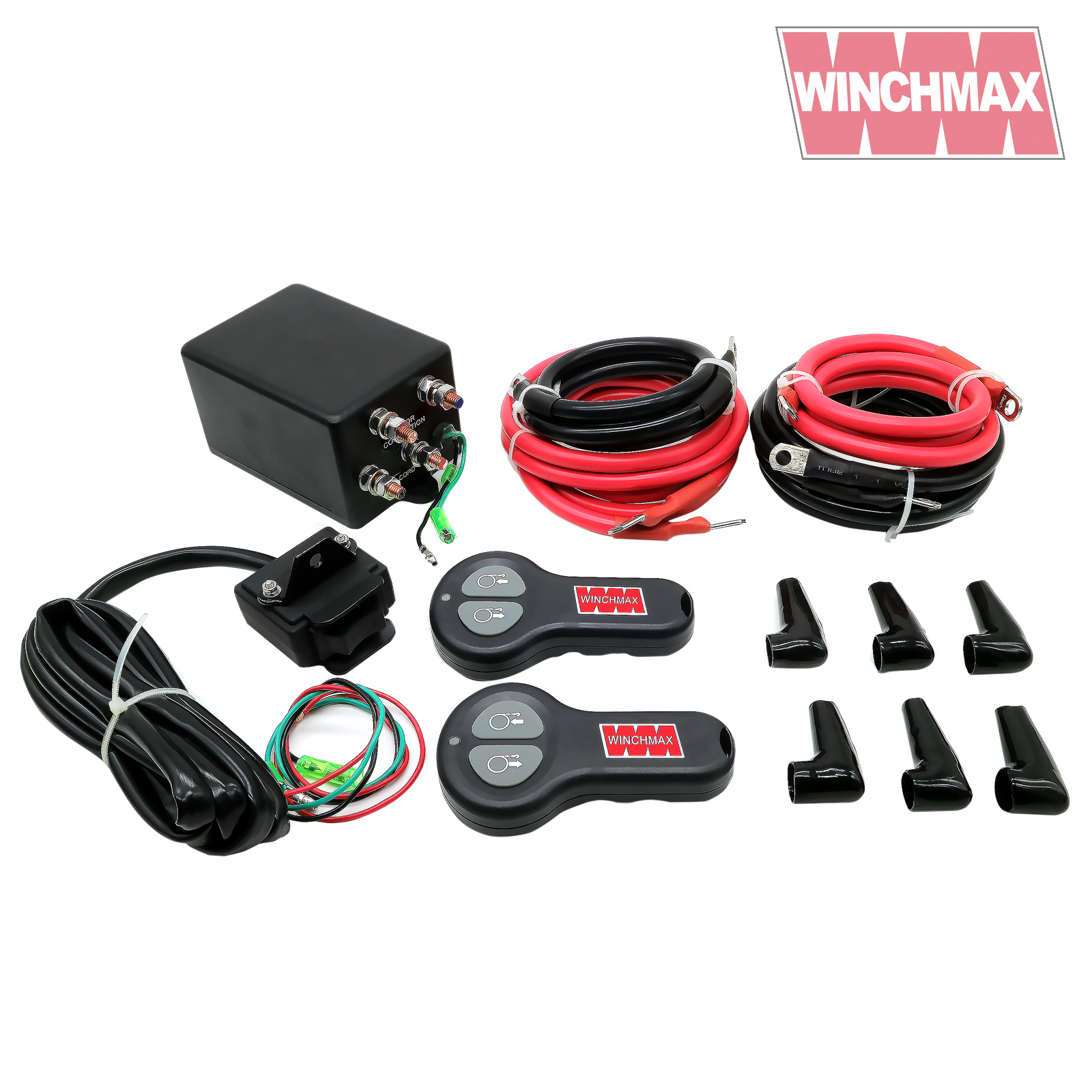 WIRELESS WINCH REMOTE CONTROL TWIN HANDSET WINCHMAX BRAND 12V 12 VOLT