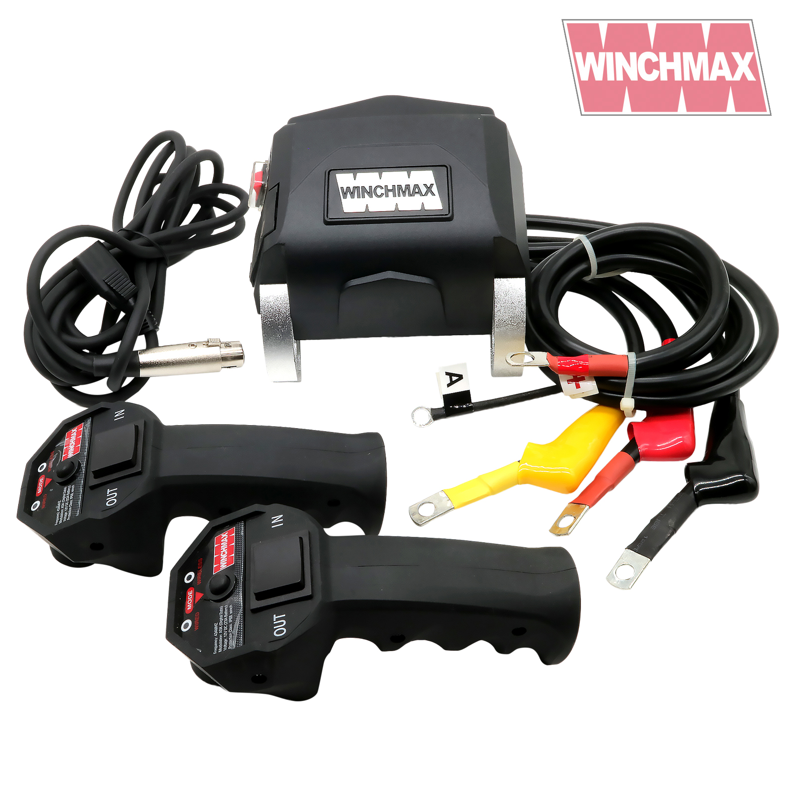 Complete 12v Winch Control Box System for up to 20,000lb. Remote