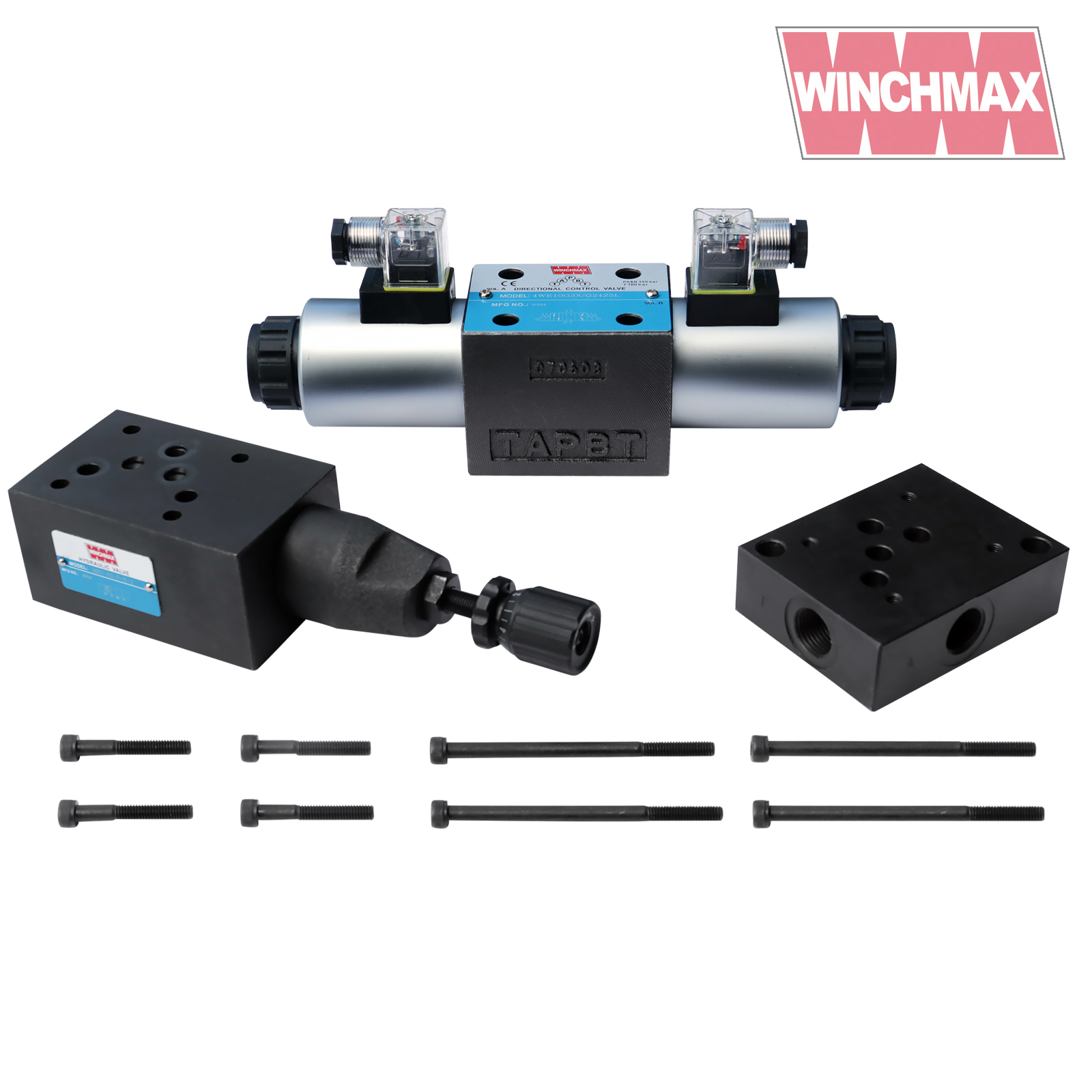 WIRELESS HYDRAULIC WINCH INSTALLATION KIT VALVE HOSES CONTROL GEAR 24V