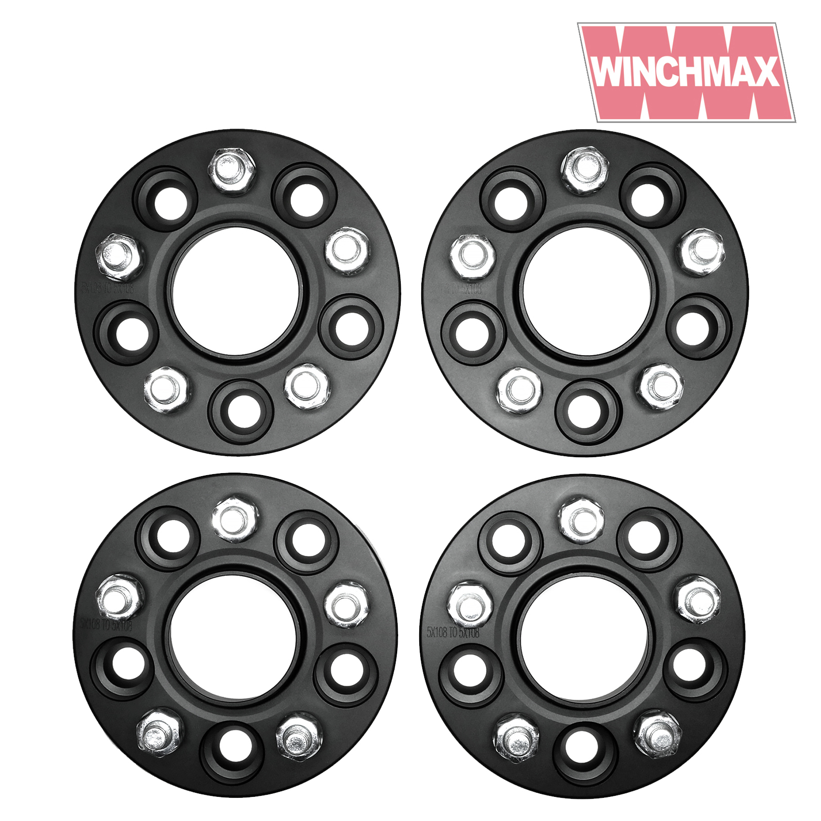 Ford Wheel Spacers 5x108 20mm Focus MK2, MK3, BLACK T4 Hub Centric eBay