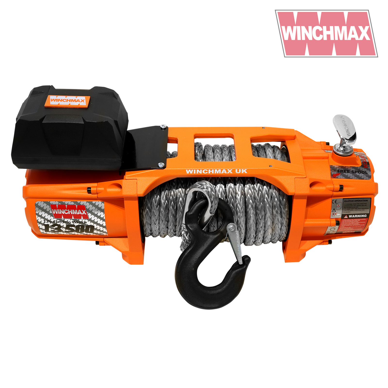 WINCHMAX original orange 12v electric winch SL 13,500lb (6,123kg) with