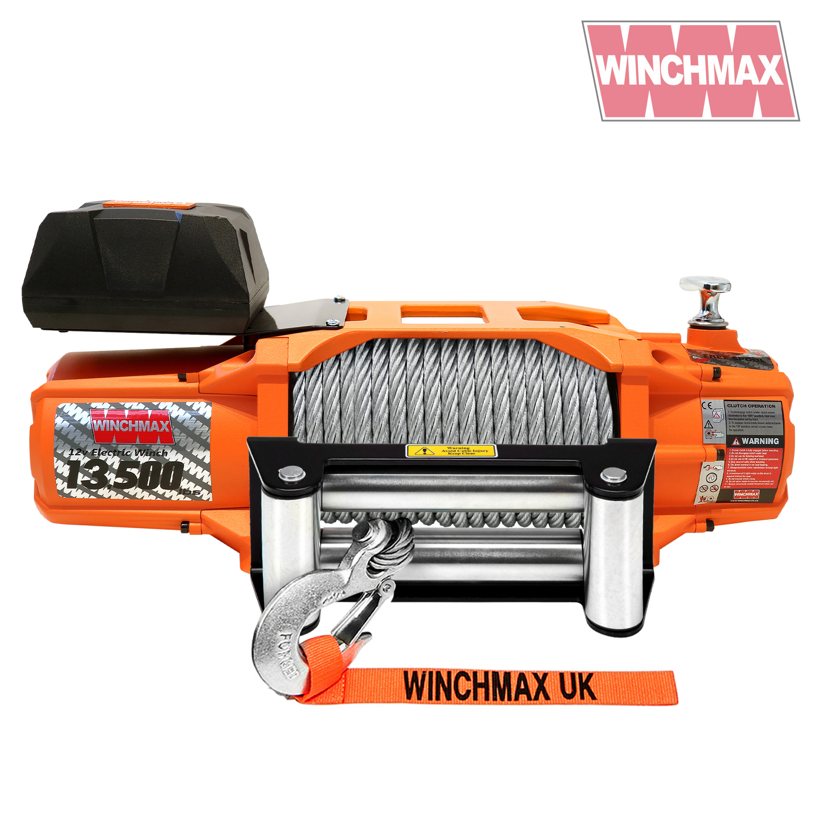 ELECTRIC WINCH 12V 4x4 13500 lb SL WINCHMAX BRAND - RECOVERY/OFF ROAD
